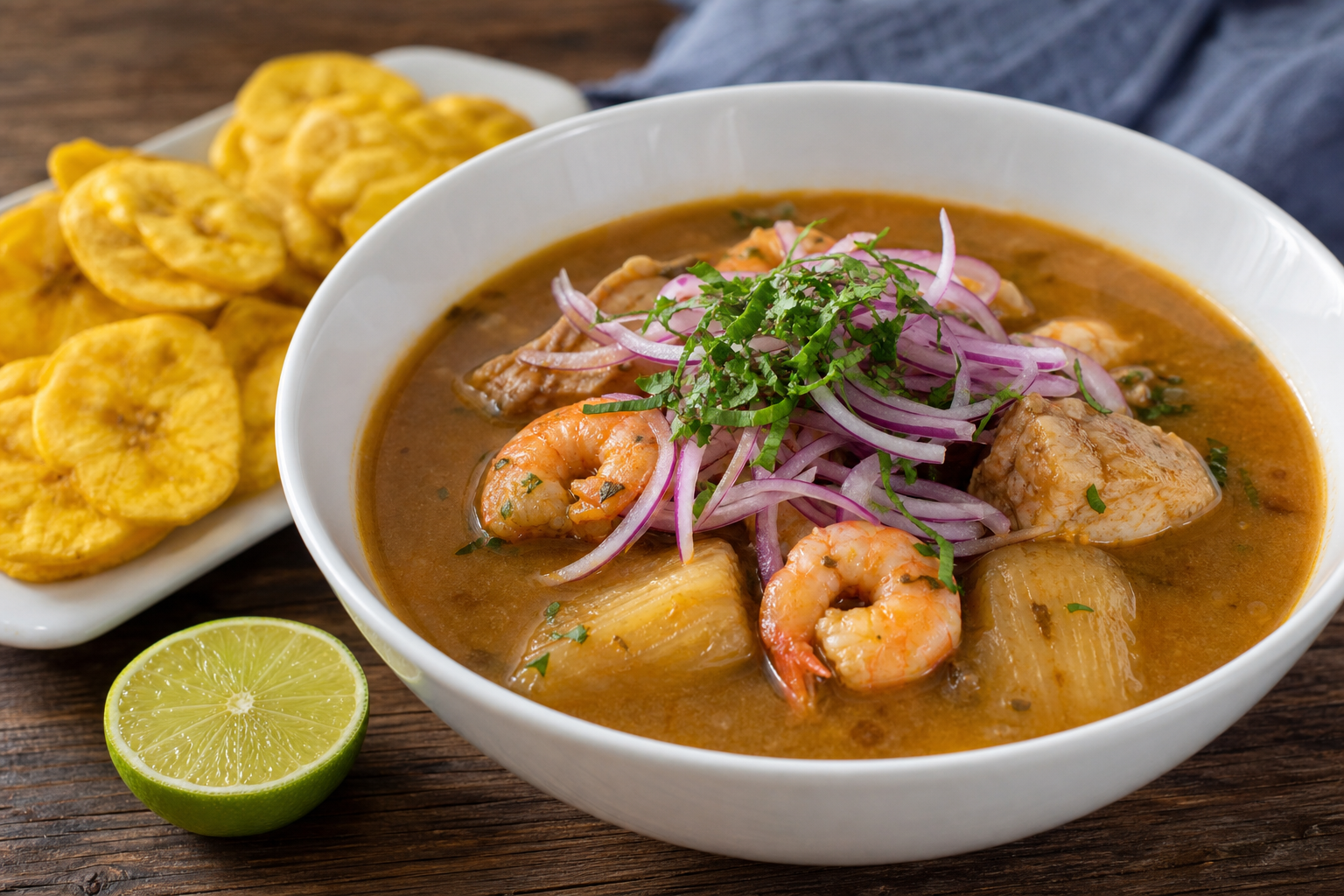 Encebollado mixto