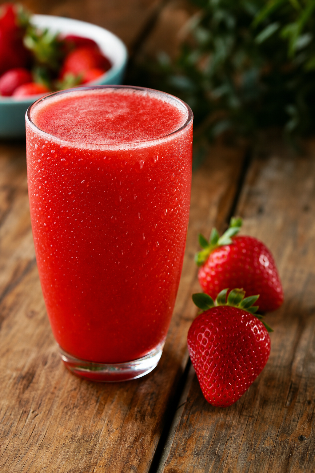 Jugo de fresa
